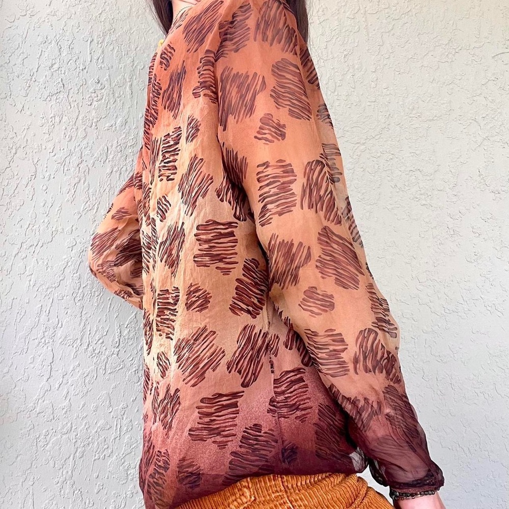 Silk Ombré Blouse